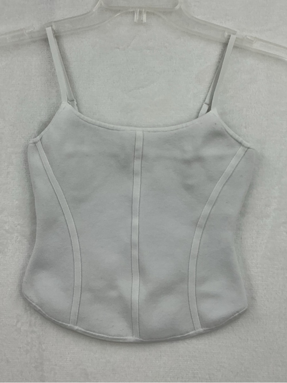 Babaton Cream Seam-Panel Square-Neck Camisole 783 - Picture 2 of 6